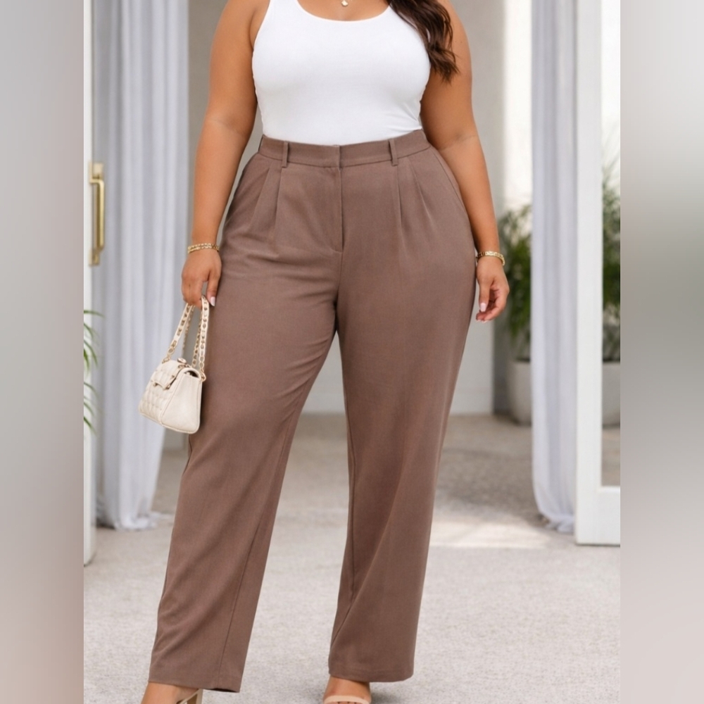 NWT. Shinestar Women's Wide Leg Pants . Size XL